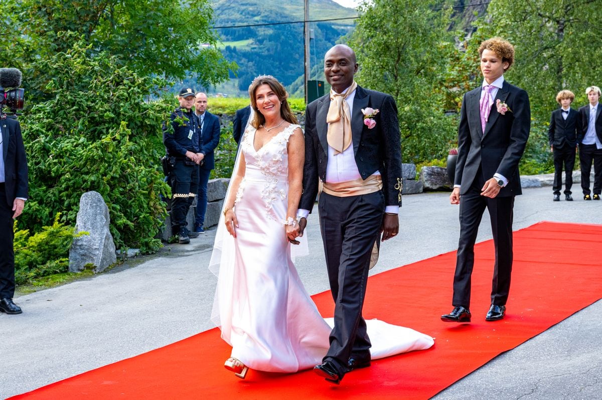 Wedding Princess Martha Louise and Durek Verrett, Red Carpet, Geiranger, Norway - 31 Aug 2024
