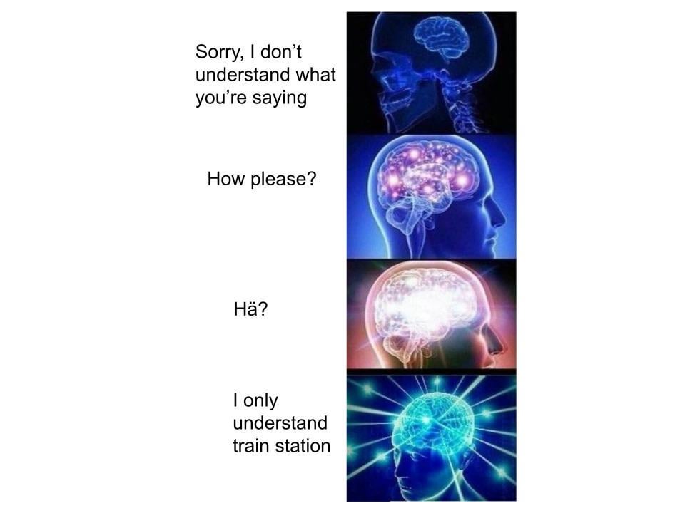 Ich verstehe nur Bahnhof