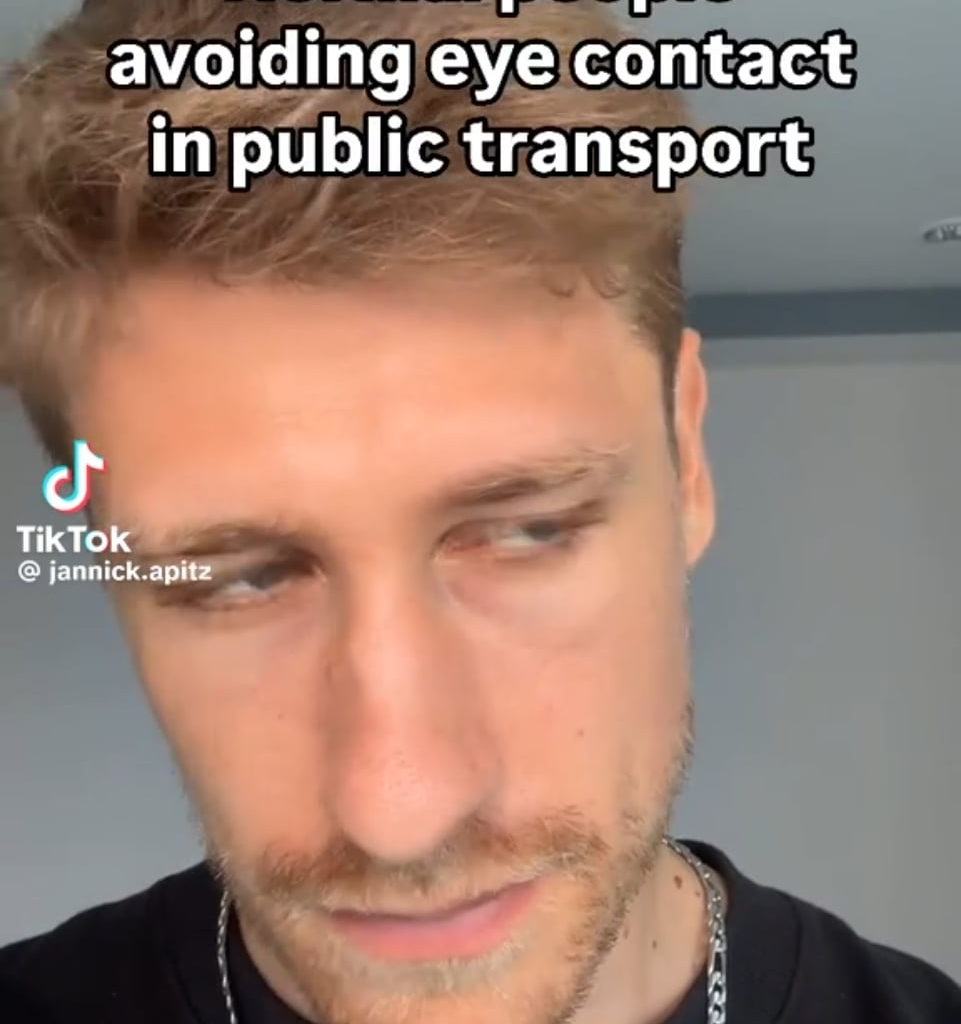 TIL there's a thing, German stare, why you do this?