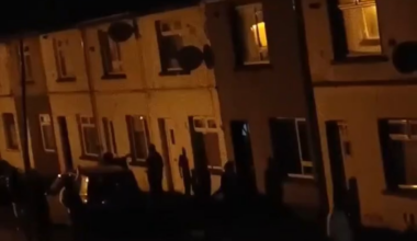 Lurgan last night, does anyone know the story behind this?