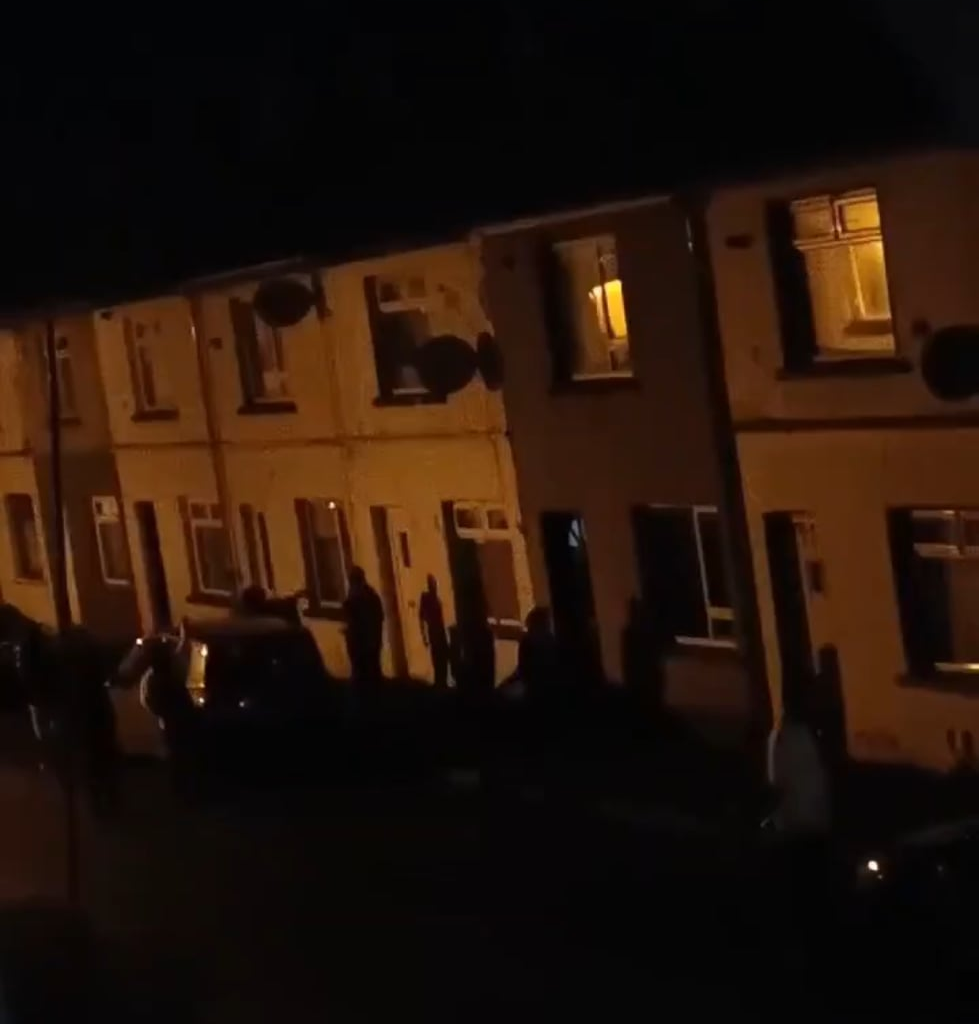 Lurgan last night, does anyone know the story behind this?