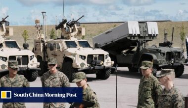 Protests over Japan-US military drills in Okinawa expose domestic rifts