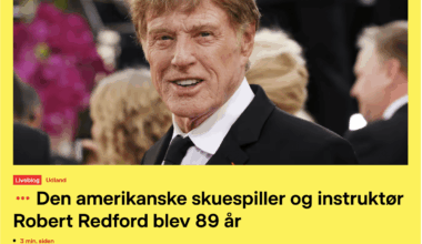 Behøver vi virkelig en gul bjælke OG liveblog, fordi en 89-årig er død?