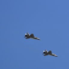 Des avions Migd-31 russes portant des missiles hypersoniques "Kinjal", lors de la parade militaire du 9 mai 2018 à Moscou.