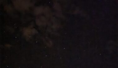 Flot Dronehimmel i aften, men ikke meget stjerneaktivitet.