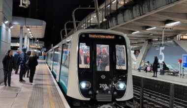 The first of the DLRs new trains has entered service, I was on it's very first trip!