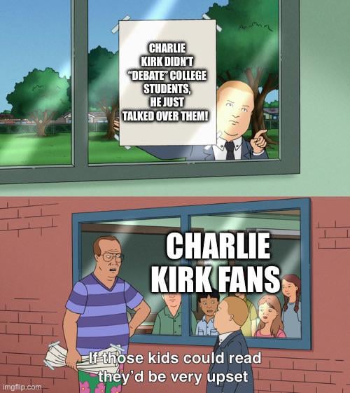 Kirk the un-debater