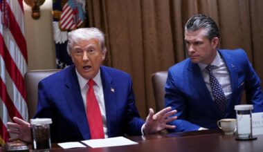 donald trump pete hegseth pentagon signal military chats leak row