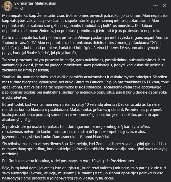 Ar planuojate dalyvauti rytojaus proteste?