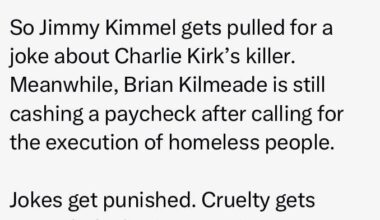 Jimmy Kimmel tells a joke: punished. Brian Kilmeade suggests murder: paycheck cleared. MAGATS call that ‘fair and balanced.