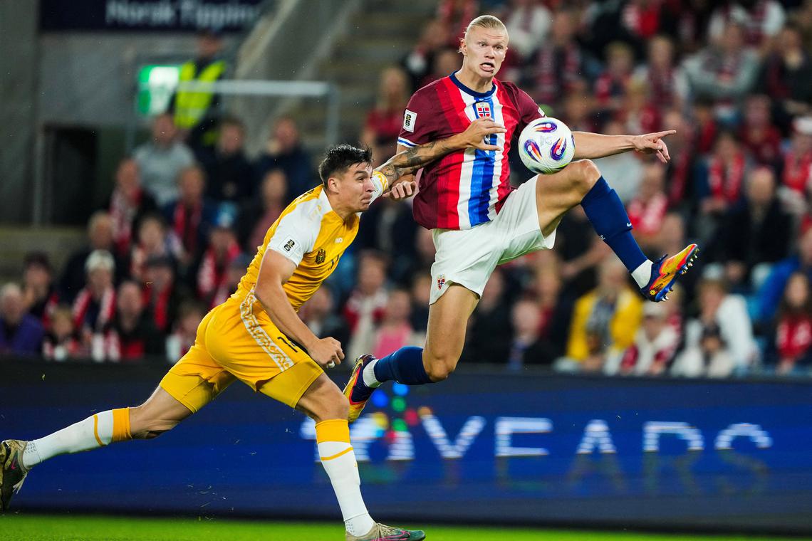 Haaland hits five as Norway thrash Moldova 11-1 in World Cup qualifier