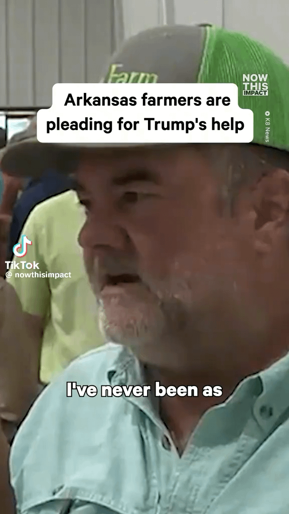 Socialist MAGATS in Arkansas are begging for handouts while calling everyone else commies. They held a town hall about tariffs and crop prices like it’s the end of days. One in three farmers could go bankrupt, which means one in three tractors will finally be free from Fox News blaring all day.