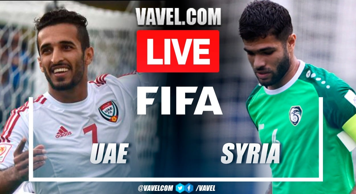 Summary and goals from United Arab Emirates 3-1 Syria in a friendly match Summary and goals from United Arab Emirates 3-1 Syria in a friendly match