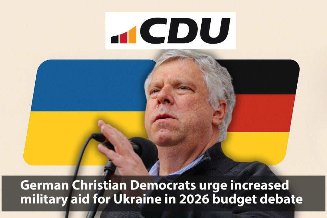 Jürgen Hardt, CDU's foreign policy spokesperson, calls on Germany’s government to approve more military aid for Ukraine in 2026, warning that reduced funding threatens European security as Russia tests NATO’s borders with drone incursions.