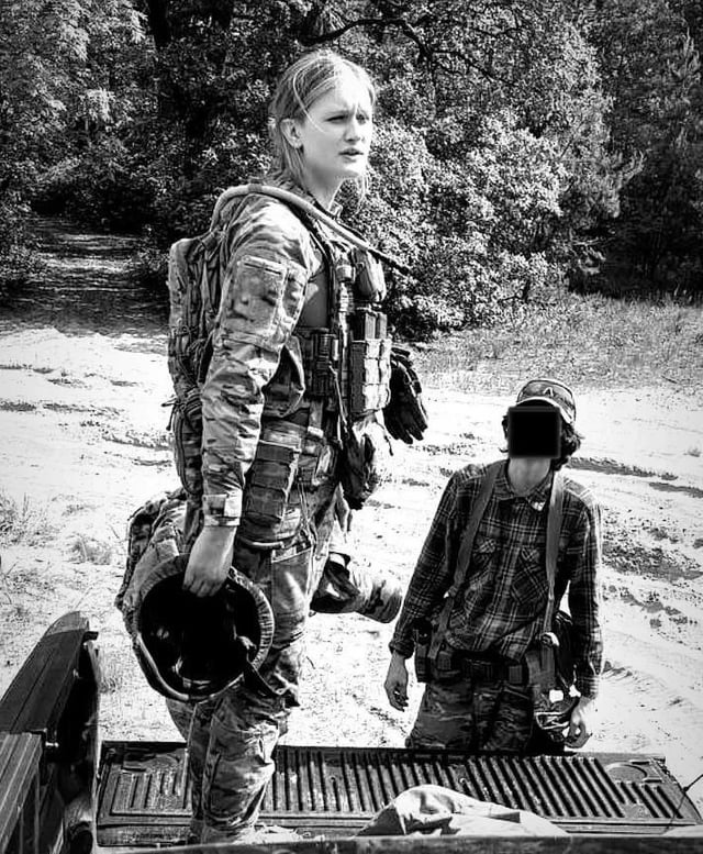 Ukrainian 19-year-old, Darya 'Delta' Lopatina: she was an engineer from the 12th Special Forces Brigade "Azov", of the National Guard of Ukraine (NGU), and was killed in action yesterday, on the eastern frontlines. She had been a Kyiv School of Economics student.