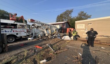 A shipping container outside a business explodes in Bend