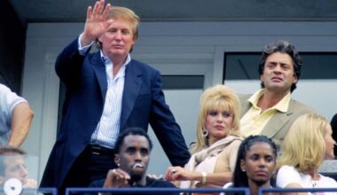 White house released a photo of Trump at the US Open today