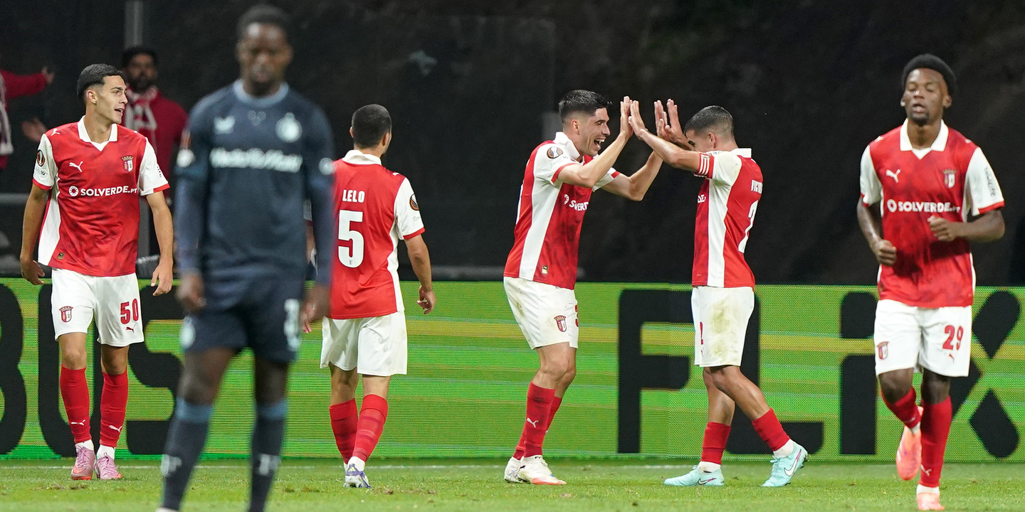 SC Braga arranca Liga Europa com vitória sobre o Feyenoord