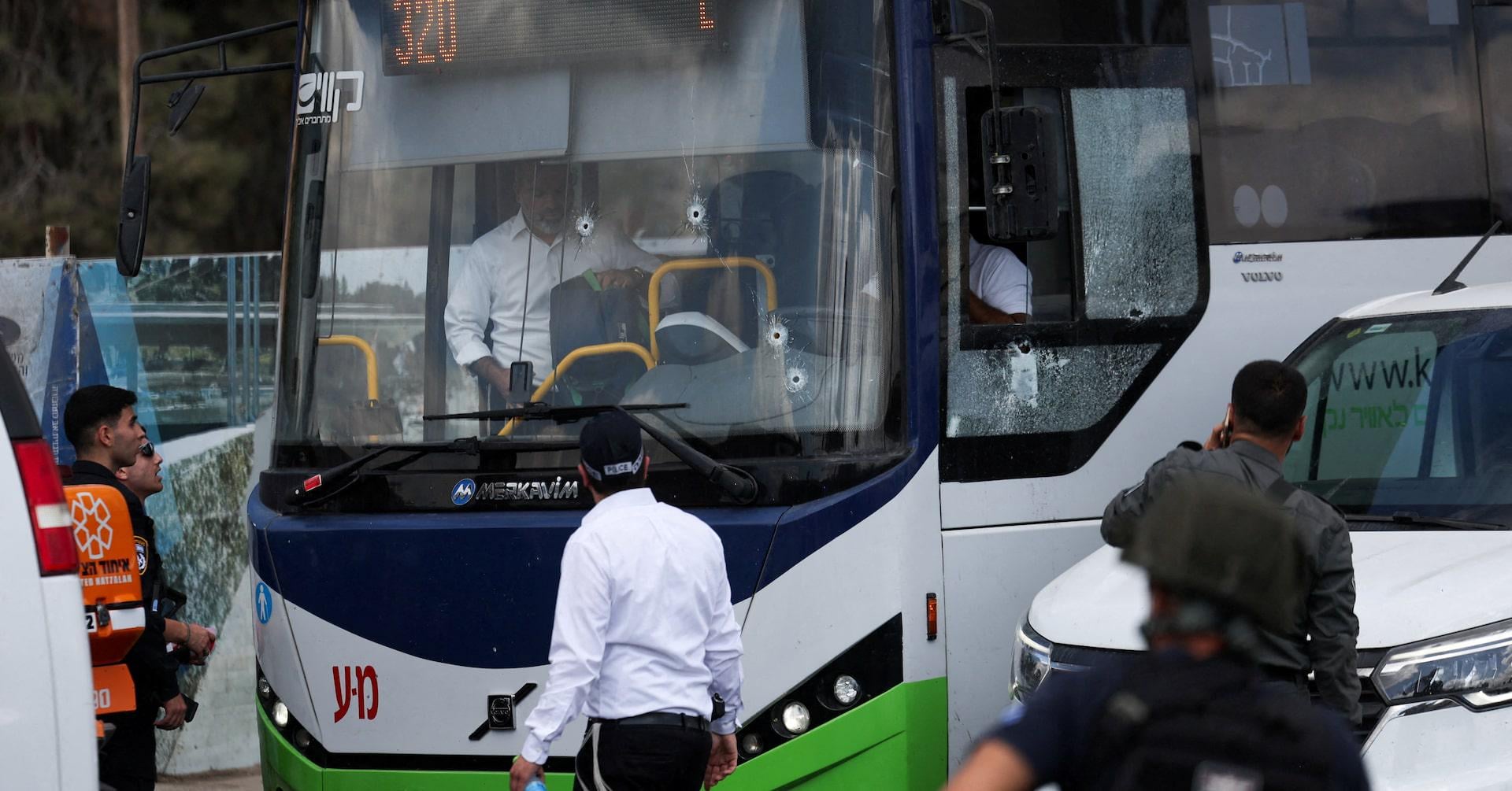 Five killed in shooting at Jerusalem bus stop