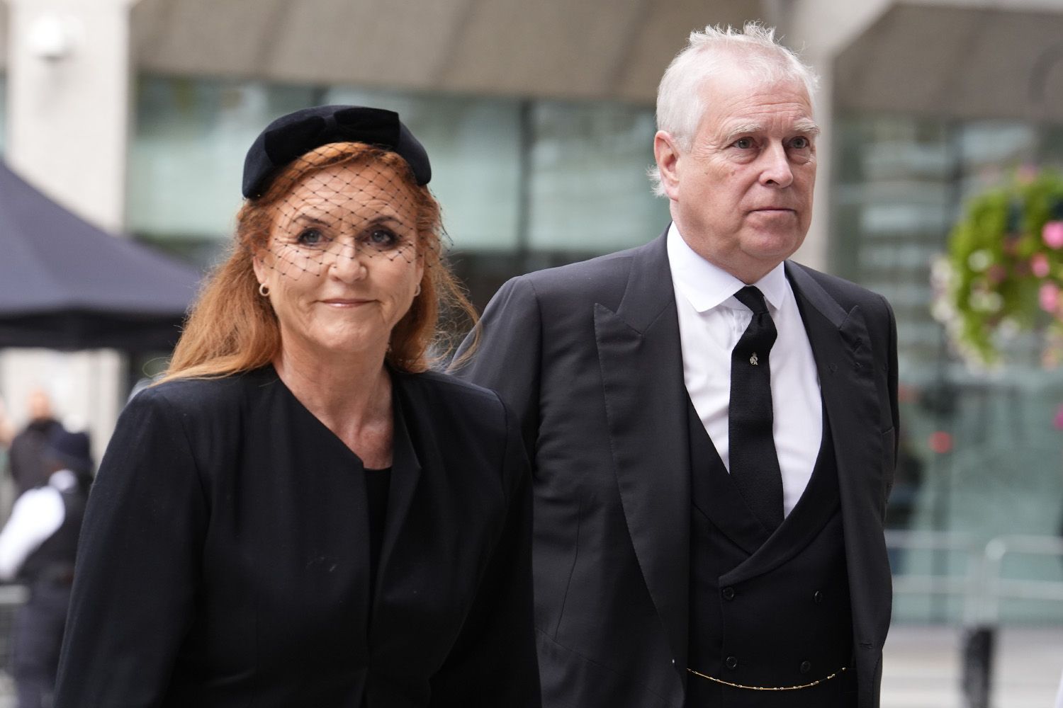 Prince Andrew and Sarah Ferguson Attend Duchess of Kent’s Funeral