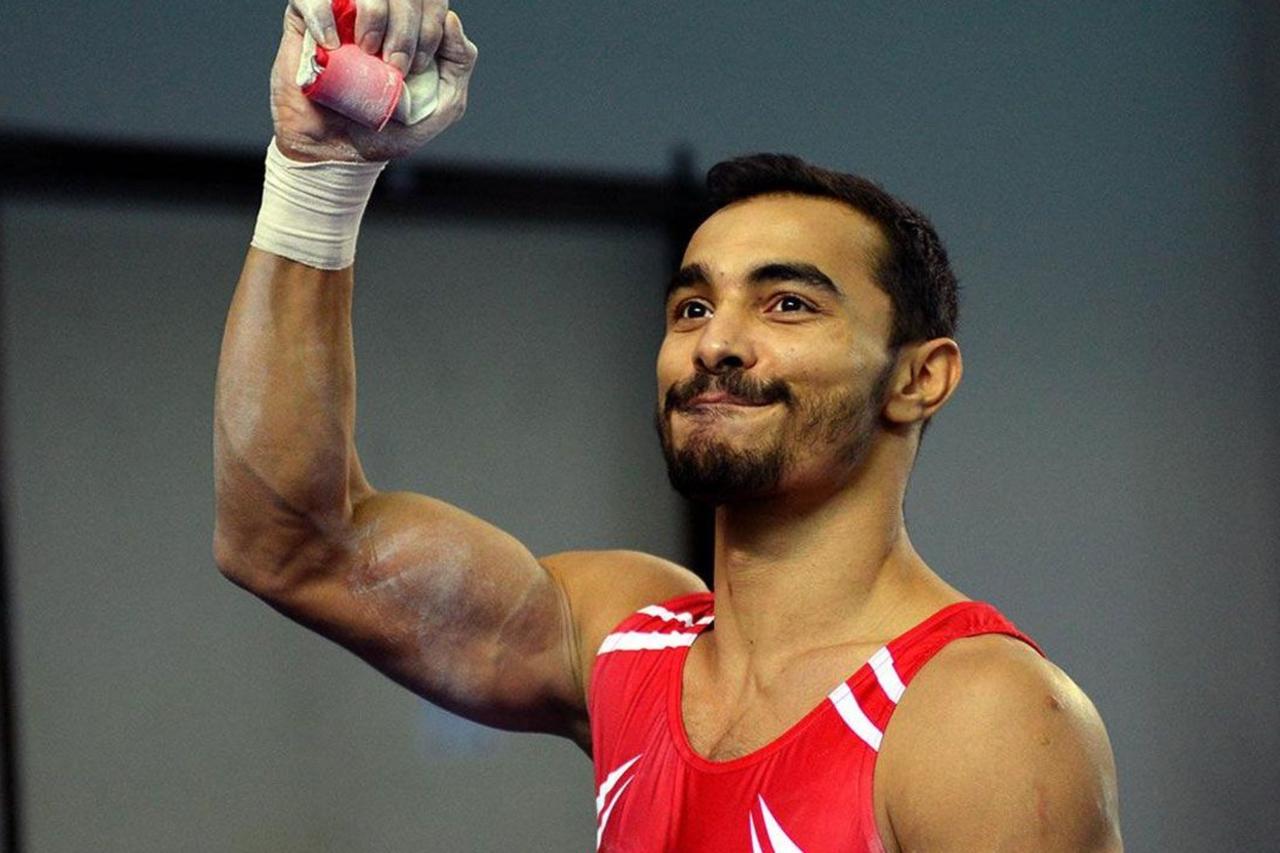 Turkish gymnast Ferhat Arican, accessed on Sep. 28, 2025. (Photo via Türkiye Daily)