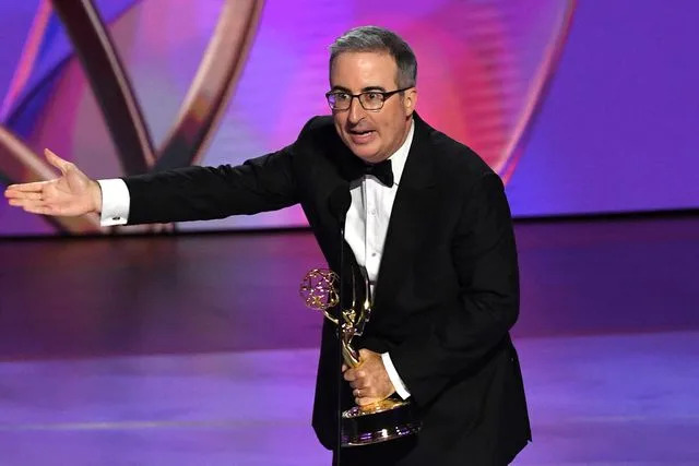 VALERIE MACON/AFP via Getty  John Oliver at the 2024 Emmys