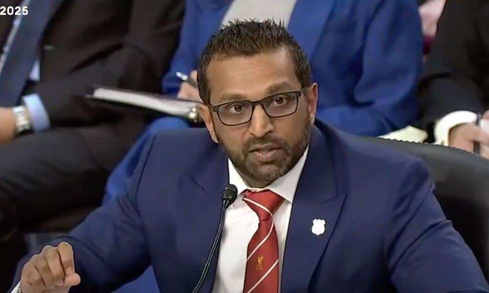Kash Patel Says Epstein Had No Clients, Immediately Gets Torched: ‘He’s Covering for Trump’