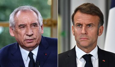 Macron struts on world stage as revolt over France’s soaring debt puts his PM on the brink