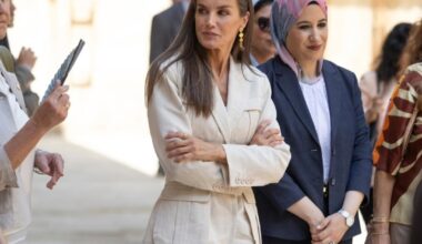 Spain’s Queen Letizia Dons Egyptian Designers’ Work During Royal Visit