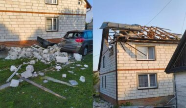 Russian drone damaged a house in Poland