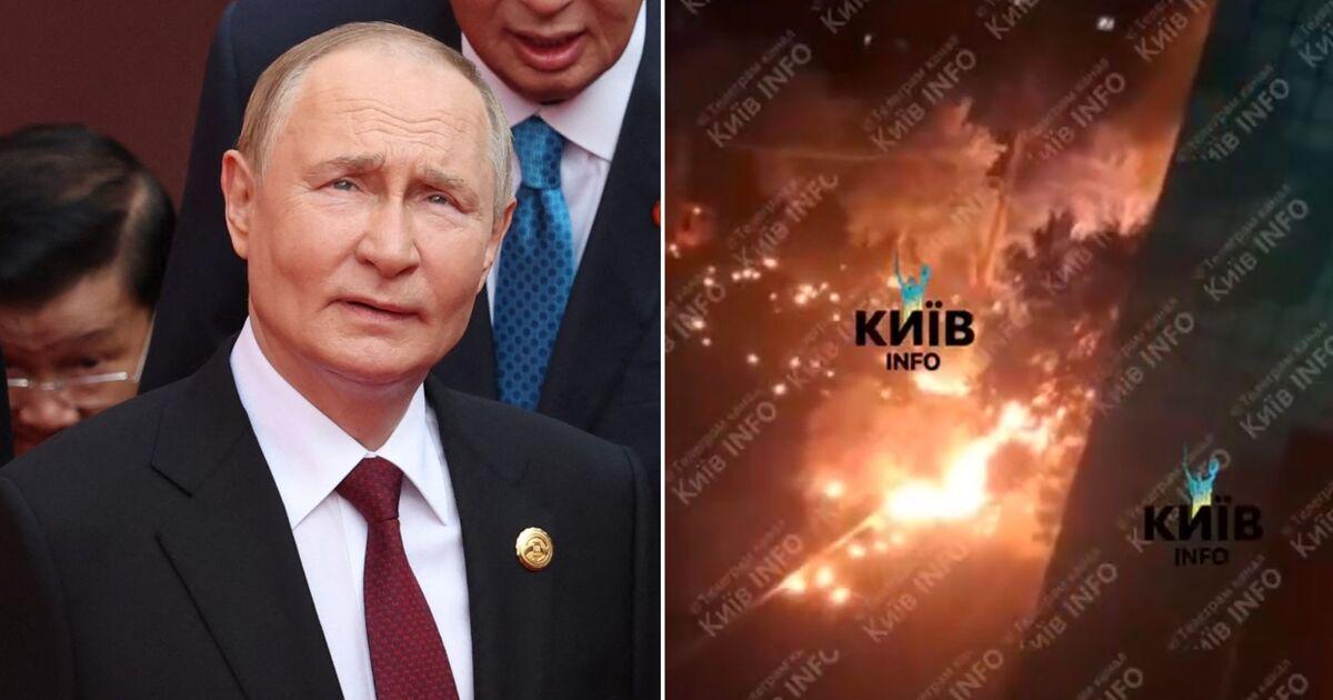 NATO warplanes scrambled as Putin launches 'biggest attack of the war' overnight