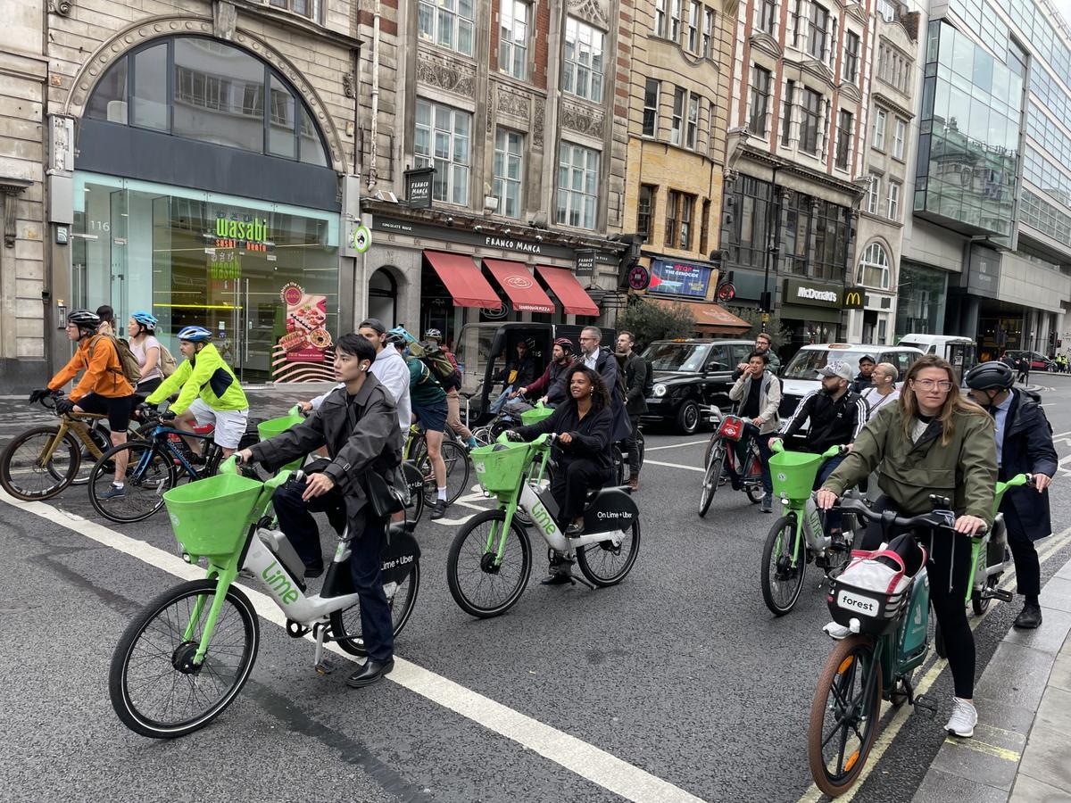 Lime bikes chief executive reveals huge expansion plans for London - E-bikes currently available for hire in 17 boroughs - but firm has sights set on all 33 after ridership soars during Tube strike