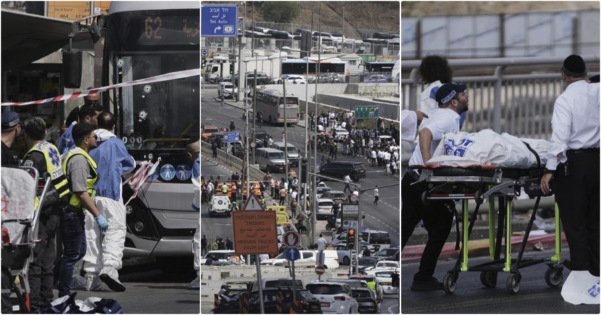 Attentato contro un bus a Gerusalemme: 6 morti e 15 feriti. Netanyahu: "Aumenta la nostra determinazione"