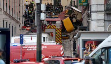 At least 15 people killed as funicular railway popular with tourists derails in Lisbon