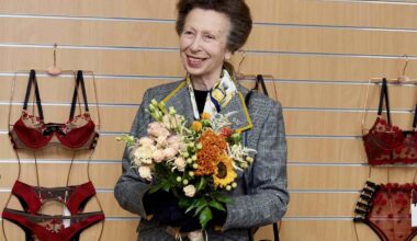 Princess Anne Visited a Lingerie Shop in Wales