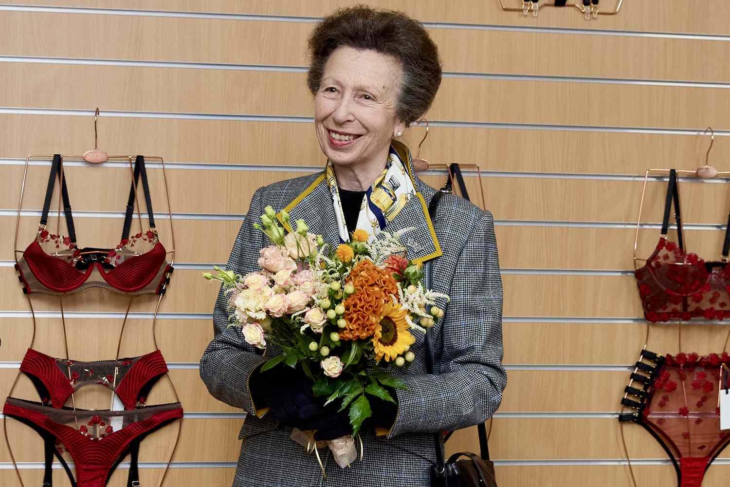 Princess Anne Visited a Lingerie Shop in Wales