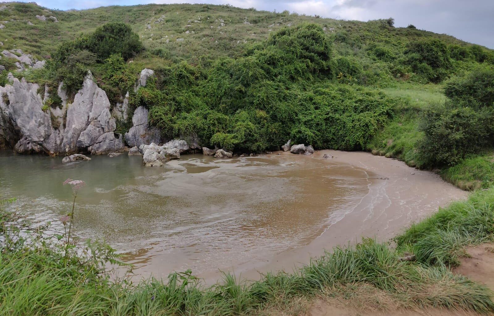 Gulpiyuri Beach, Spain.