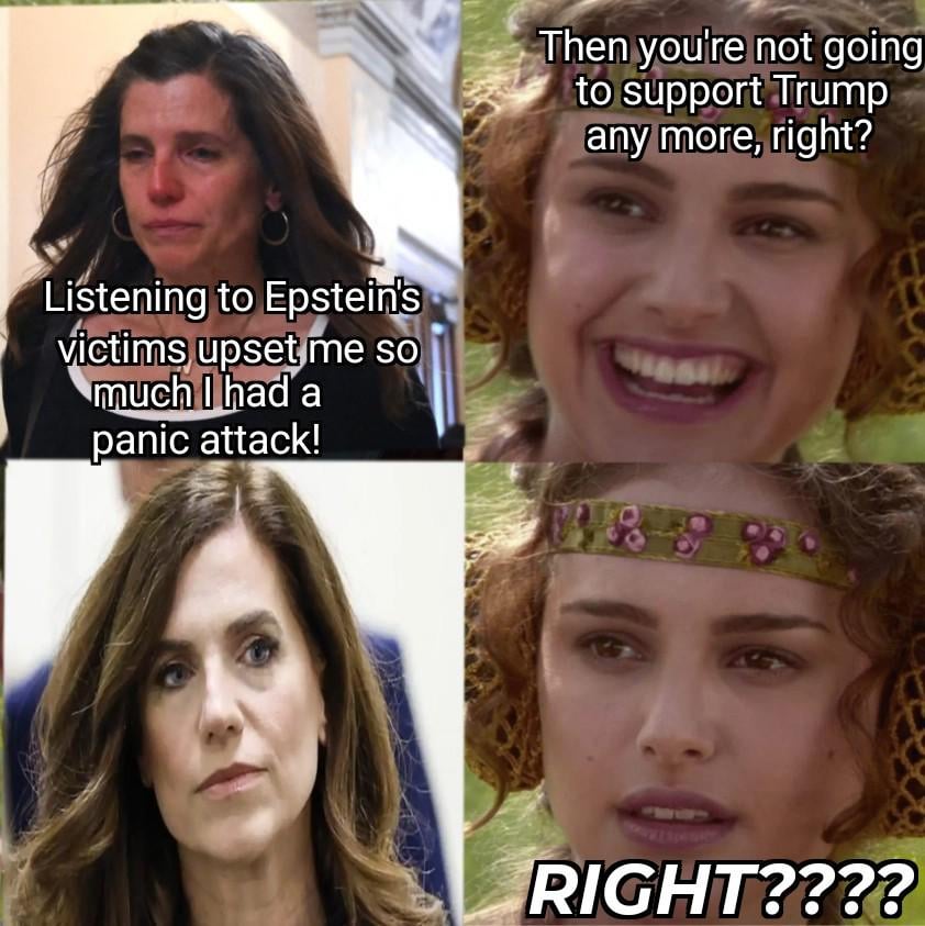 Note to Nancy Mace: Epstein's victims are Trump's victims, too.