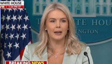Leavitt Claims ‘Many Forensic Analyses’ Prove Forgery in Trump’s Epstein Letter