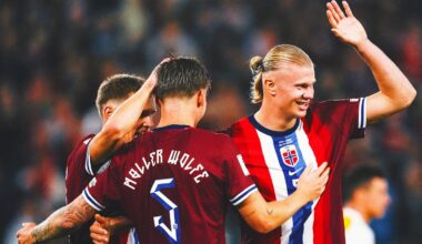 FIVE Goals?! Stitched-Up Erling Haaland Leads Norway in 11-1 Blowout Win