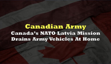 NATO Latvia mission drains Canadian Army vehicles