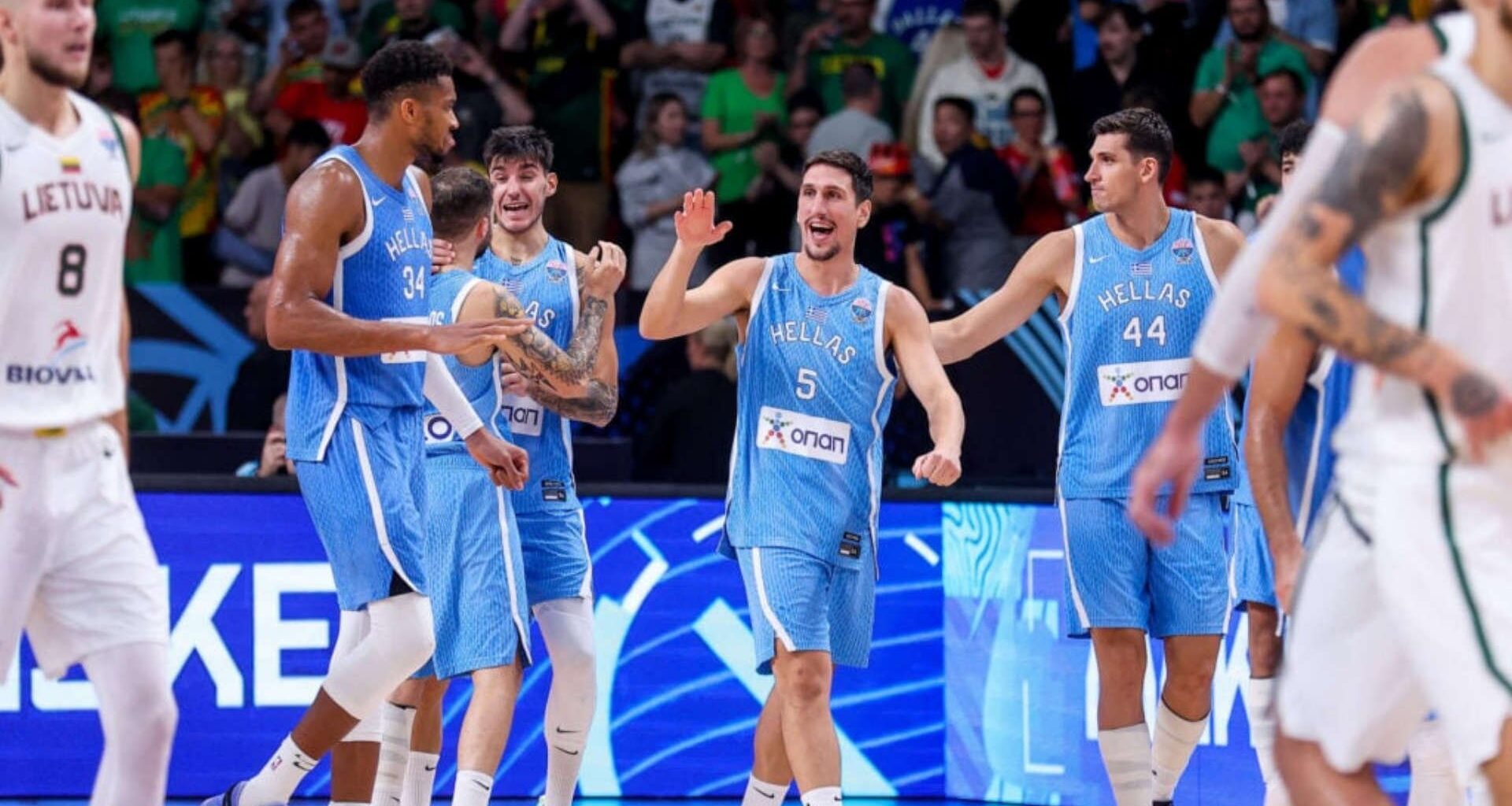 EuroBasket 2025: Greece stuns Lithuania 87–76 to reach semi-finals, faces Turkey next