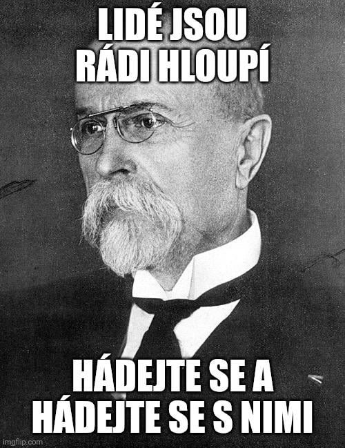 Poslední slova v dopisu TGM