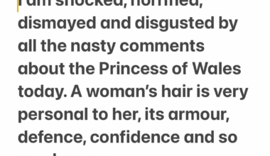 Princess Diana’s hairstylist, Sam McKnight’s post about the conversation surrounding Catherine’s hair