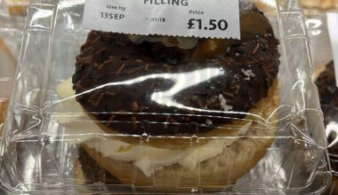 The baker at my local Morrisons saw the cream Belgian bun thread and thought they would go and step further....