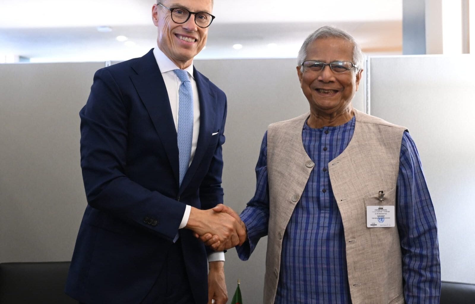 CA holds bilateral talks with Finland President