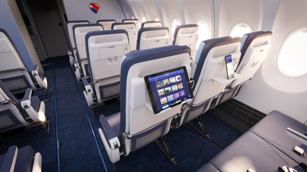 Southwest Airlines (WN) is embracing a fresh appearance and ambiance with the introduction of redesigned aircraft cabin amenities and interiors that distinctly embody the Southwest® brand.
