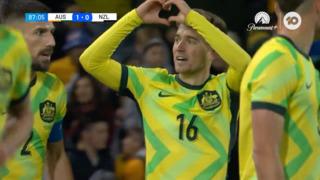 GOAL: Max Balard scores on his debut | Australia v New Zealand | 2025 Soccer Ashes