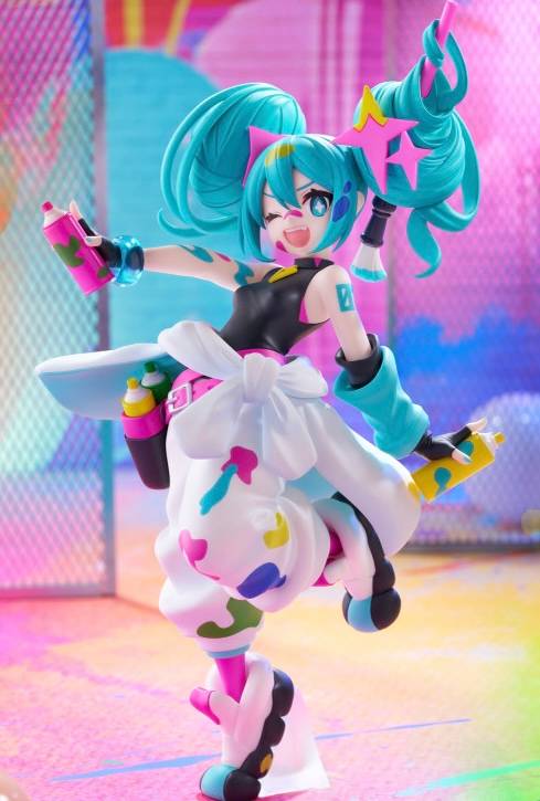 Hatsune Miku Paint Girl figure on MECCHA Japan website