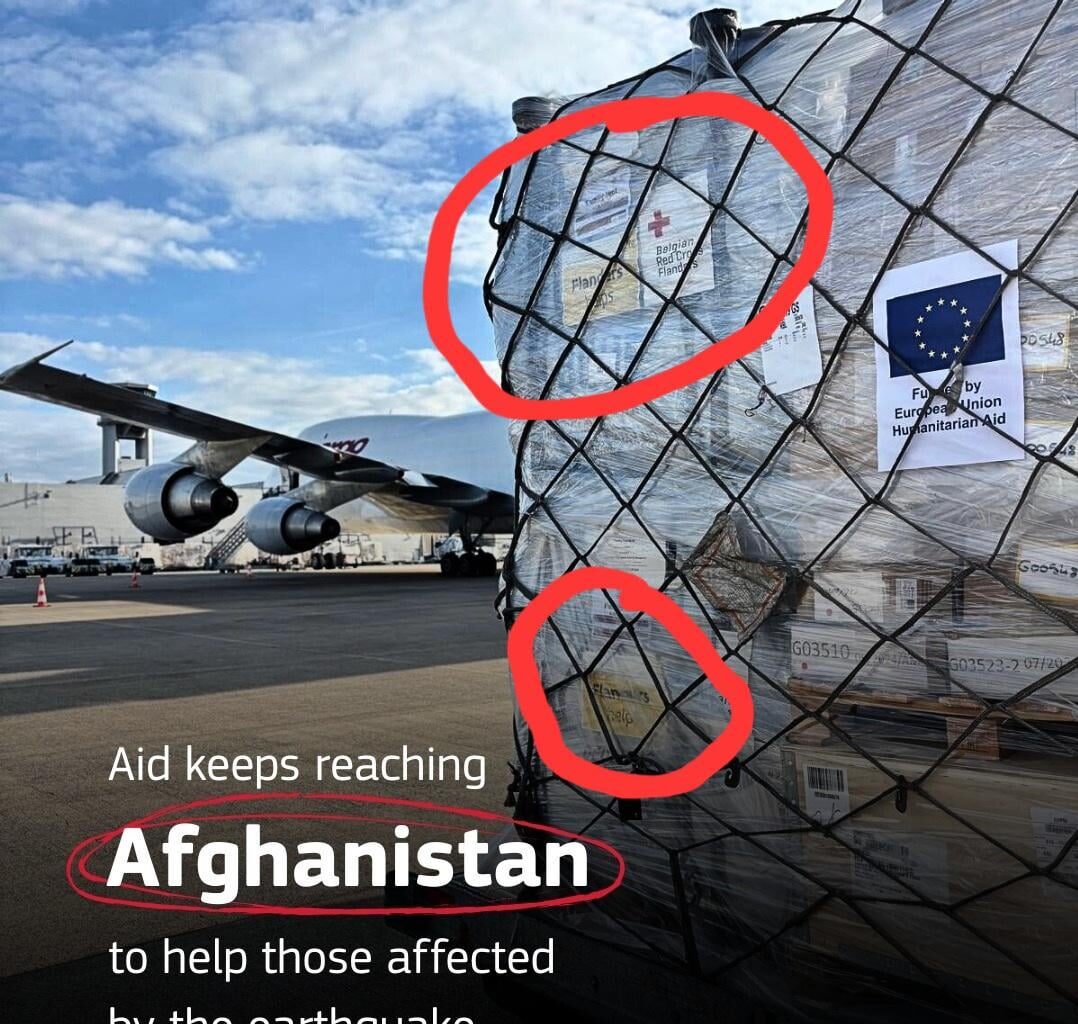 Belgian aid reached earthquake-affected Afghanistan